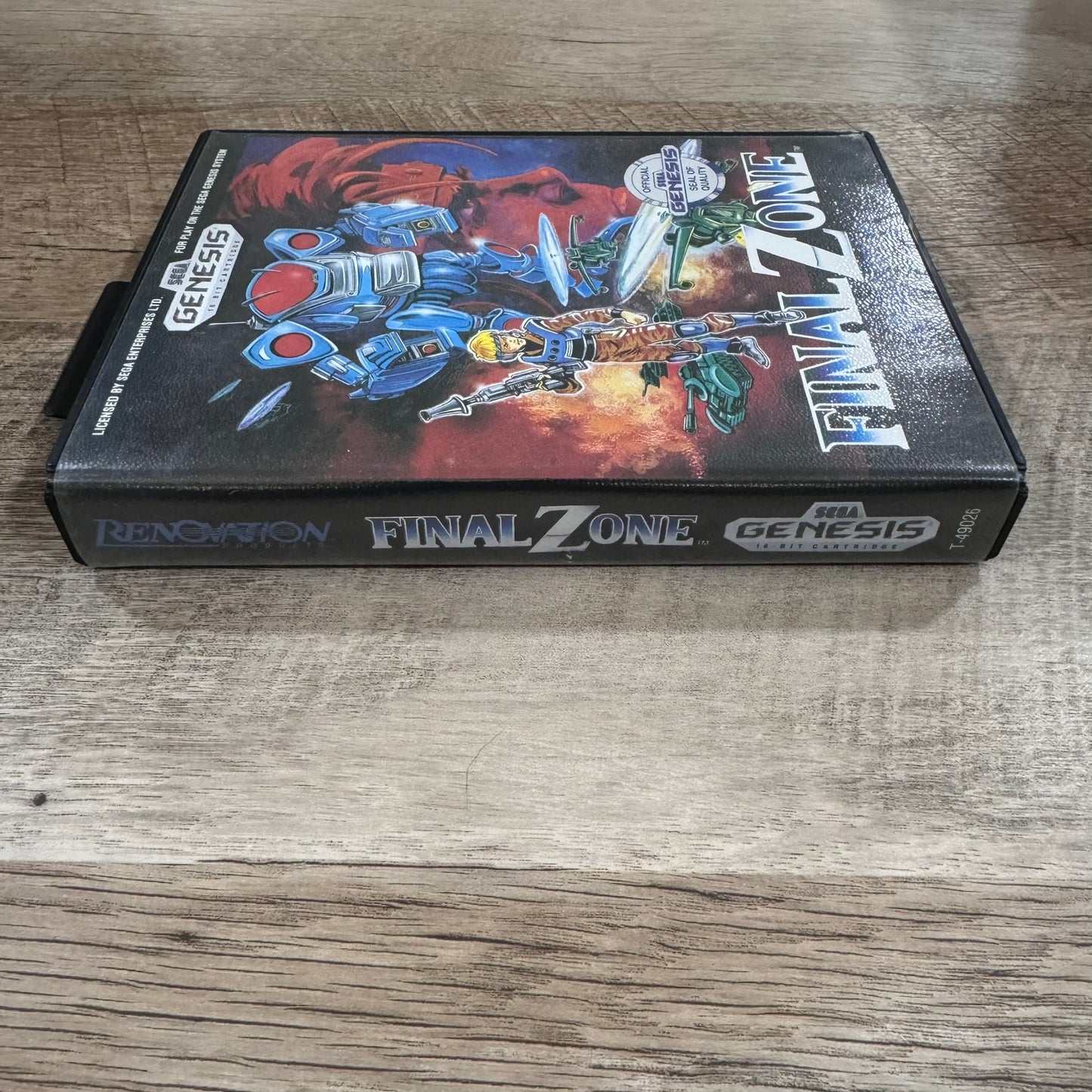 Final Zone (Sega Genesis, 1990) CIB & Clean! W/ Crispy Manual, Cart, Art & Case!