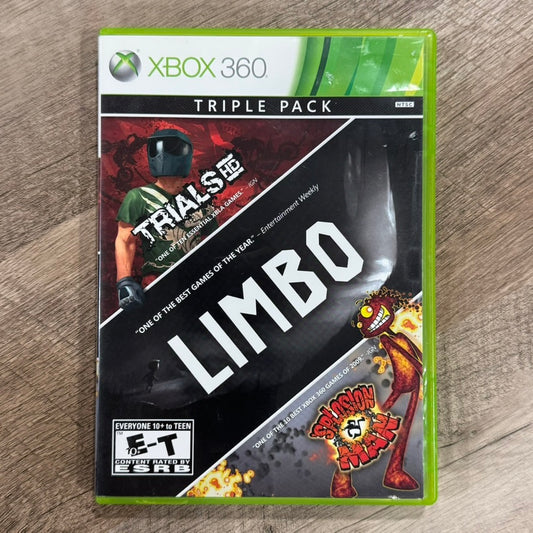 Triple Pack: Limbo, Trials HD, 'Splosion Man (Microsoft Xbox 360)