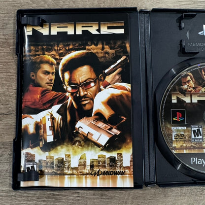 NARC (Sony PlayStation 2, PS2 2005) CIB W/ Reg Card, Manual & Clean Disc!