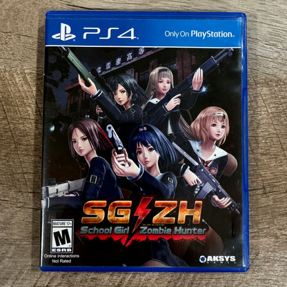 School Girl/Zombie Hunter SG/ZH (Sony PlayStation 4, PS4 2017) CIB W/ Manual!