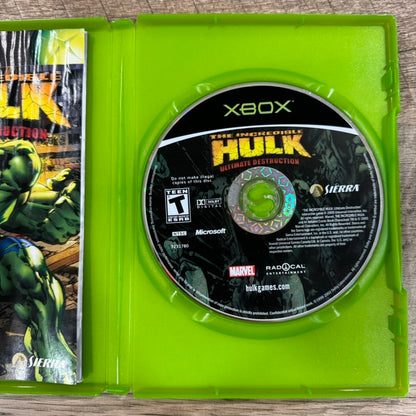 Incredible Hulk: Ultimate Destruction (Microsoft Xbox, 2005) CIB Please Read!