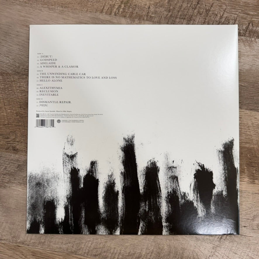Anberlin - Cities White W/ Black Splatter Vinyl 2xLP X/1000 WORLDWIDE! Like New!