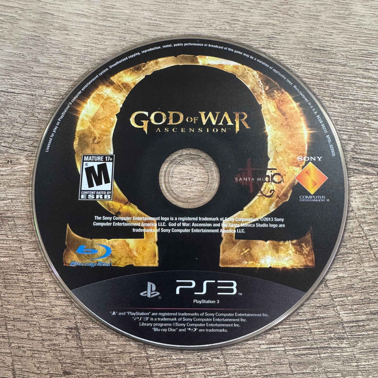 God of War: Ascension (Sony Playstation 3, PS3)