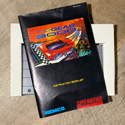 Top Gear 3000 (Super Nintendo, SNES)