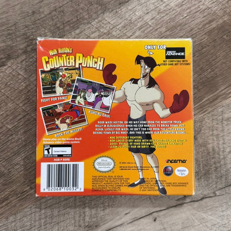 Wade Hixton's Counter Punch (Nintendo GameBoy Advance, GBA)
