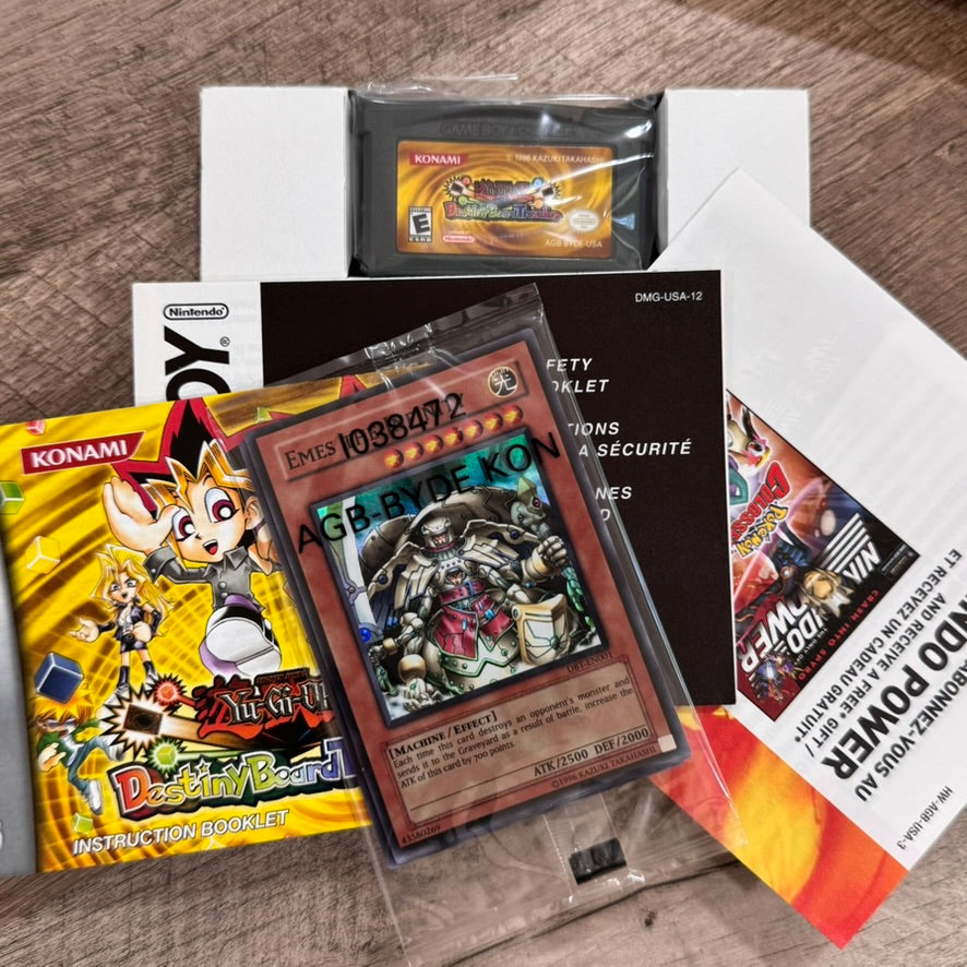 Yu-Gi-Oh! Destiny Board Traveler (Nintendo GameBoy Advance, GBA)