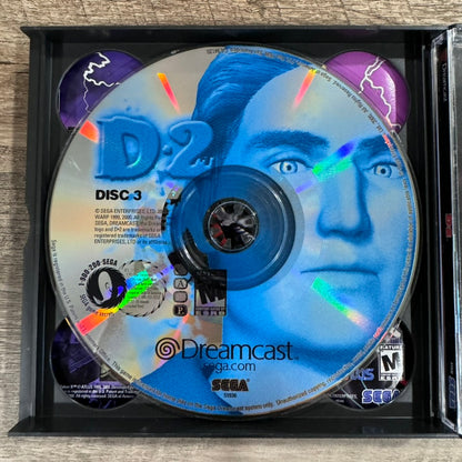 D2 (Sega Dreamcast, 2000) CLEAN & CIB W/ 4 Discs, Crispy Case & Manual!🔥