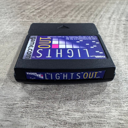 Lights Out (Tiger Game.com Handheld System, 1996) MINTY Cart & Manual!