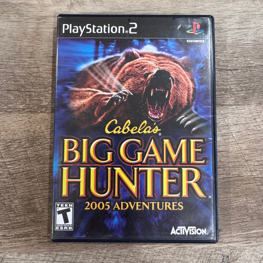 Cabela's Big Game Hunter: 2005 Adventures (Sony Playstation 2, PS2)