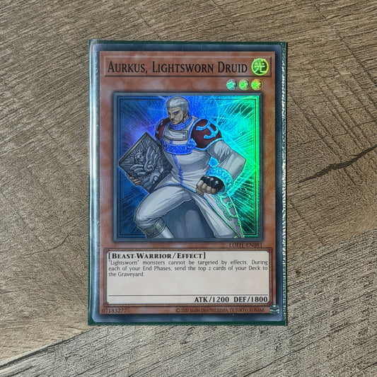 Aurkus, Lightsworn Druid (LODT-EN081, Yugioh! TCG)