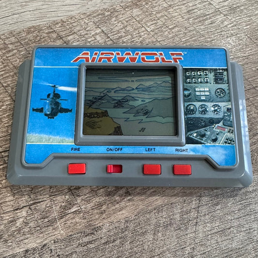 AirWolf Handheld Video Game (Akklaim, 1988) Tested & Working Great!