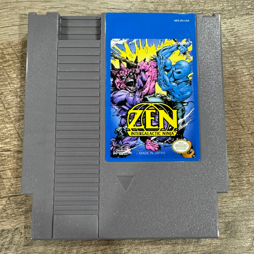 Zen: Intergalactic Ninja (Nintendo NES, 1993) NEAR MINT Cart Only! Very Clean!