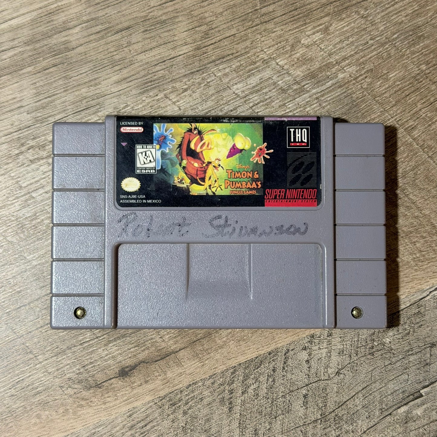 Timon & Pumbaa's Jungle Games (Super Nintendo, SNES)
