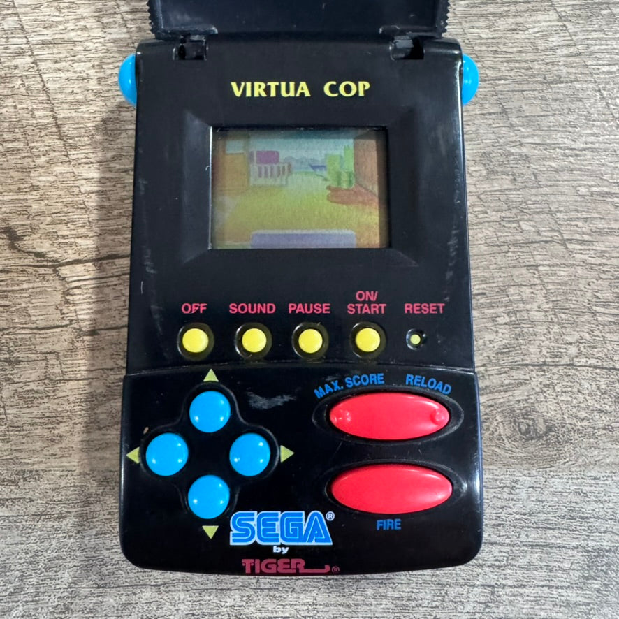 Virtua Cop Sega Pocket Arcade (Tiger Handheld Electronic Game, 1998) Tested!