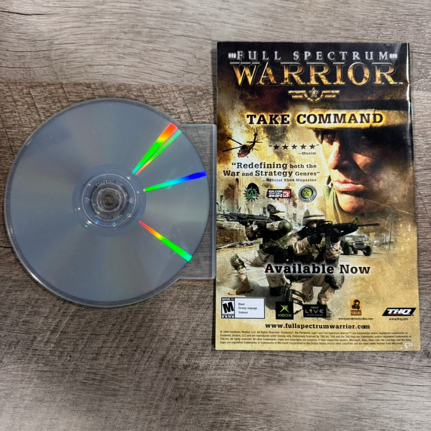 The Punisher (Microsoft Xbox, 2005) Beautiful Disc & Manual! Tested & Working!