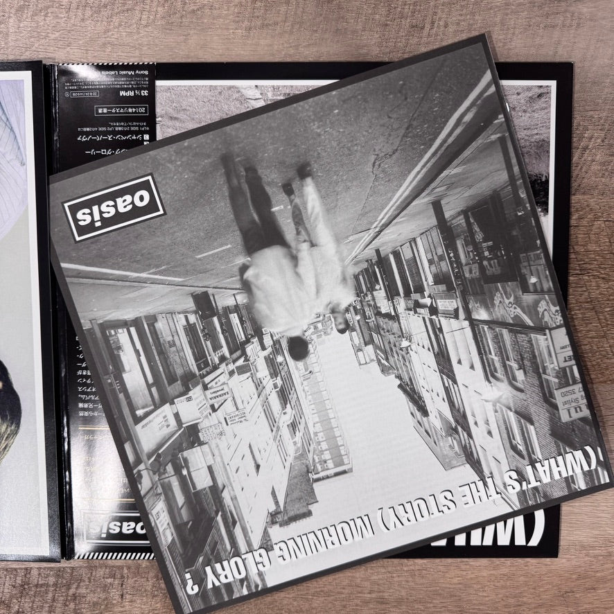 Oasis (What's the Story) Morning Glory? Japanese White 2xLP Vinyl W/ OBI LE2000!