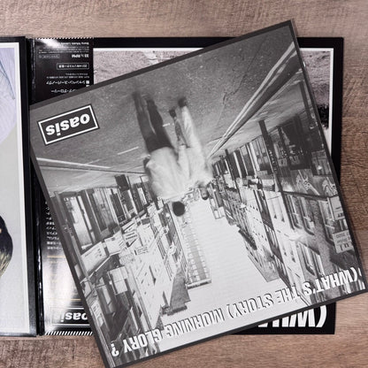 Oasis (What's the Story) Morning Glory? Japanese White 2xLP Vinyl W/ OBI LE2000!