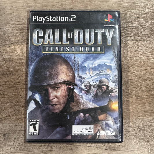 Call of Duty: Finest Hour (Sony Playstation 2, PS2)