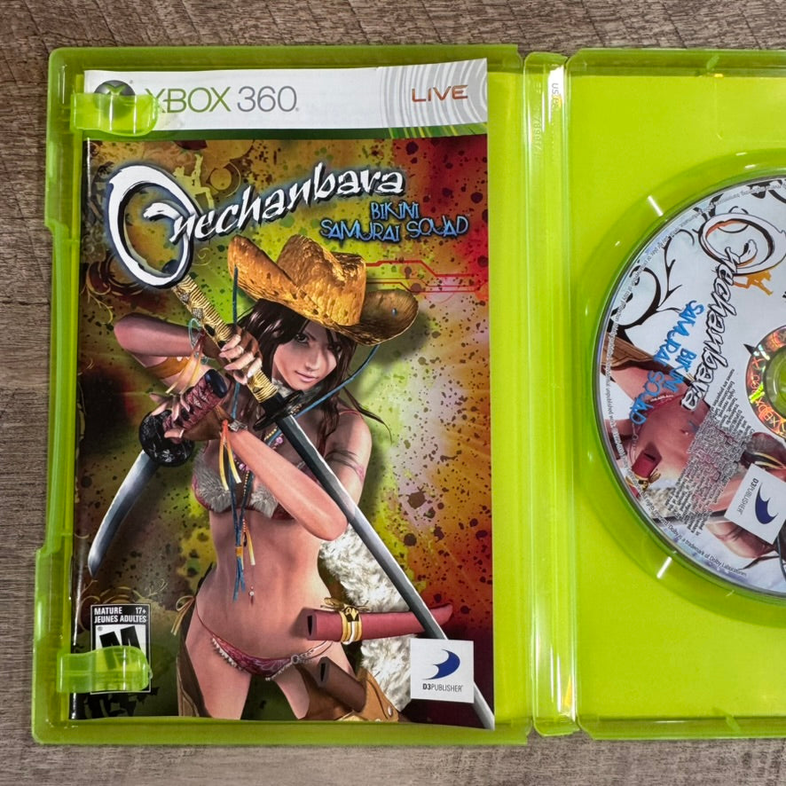 Onechanbara: Bikini Samurai Squad (Microsoft Xbox 360, 2009) CIB W/ MINTY Disc!