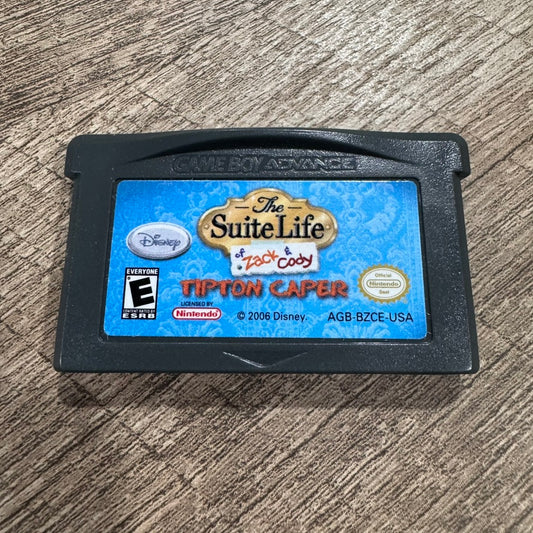 The Suite Life: Tipton Caper (Nintendo GameBoy Advance, GBA)