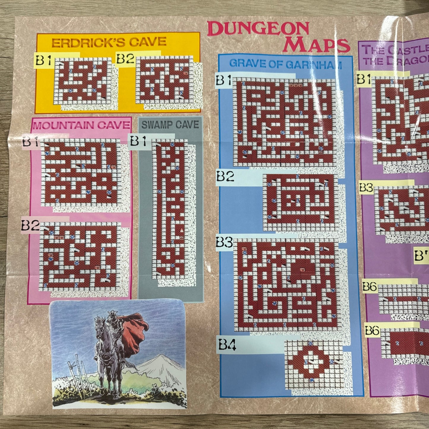 Dragon Warrior (NES, 1989) NINTENDO POWER MAGAZINE GIVEAWAY Handbook, Maps+🔥