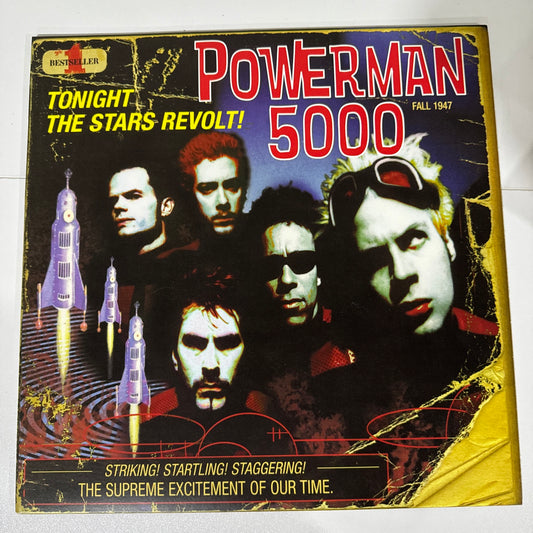 Tonight the Stars Revolt - Powerman 5000 (LP, 2022) LIMITED COKE BOTTLE/YELLOW