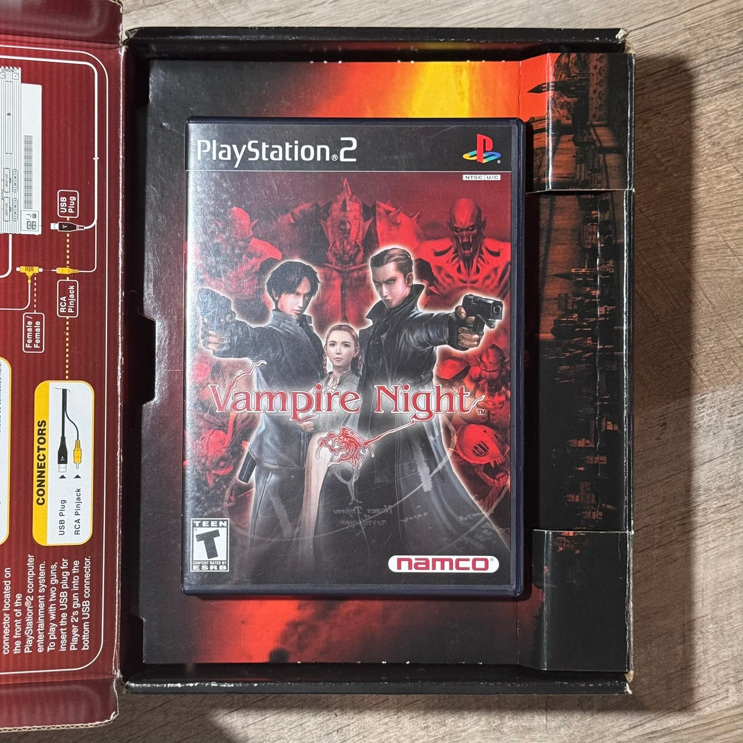 Vampire Night + GunCon (Sony Playstation 2, PS2)
