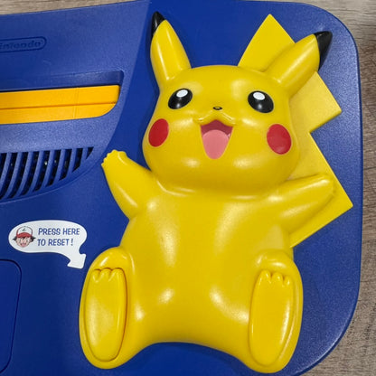 Pikachu Edition Nintendo 64 (NUS-101-USA) Beautifully Clean & MINTY SYSTEM!