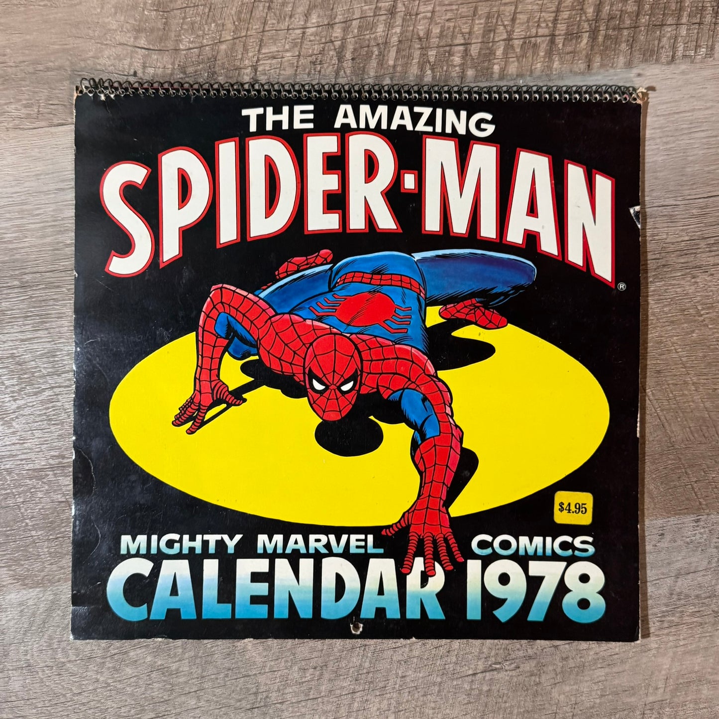 The Amazing Spiderman 1978 Mighty Marvel Comics Calendar