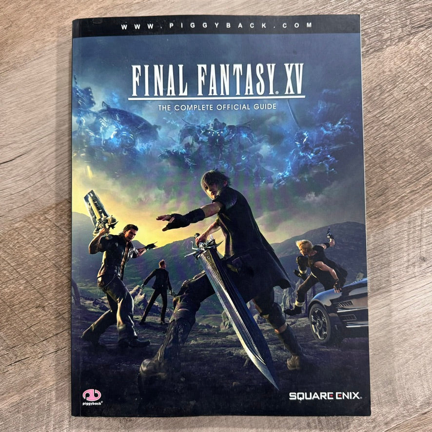 Final Fantasy XV The Complete Official Guide by Piggyback Poster Missing Read