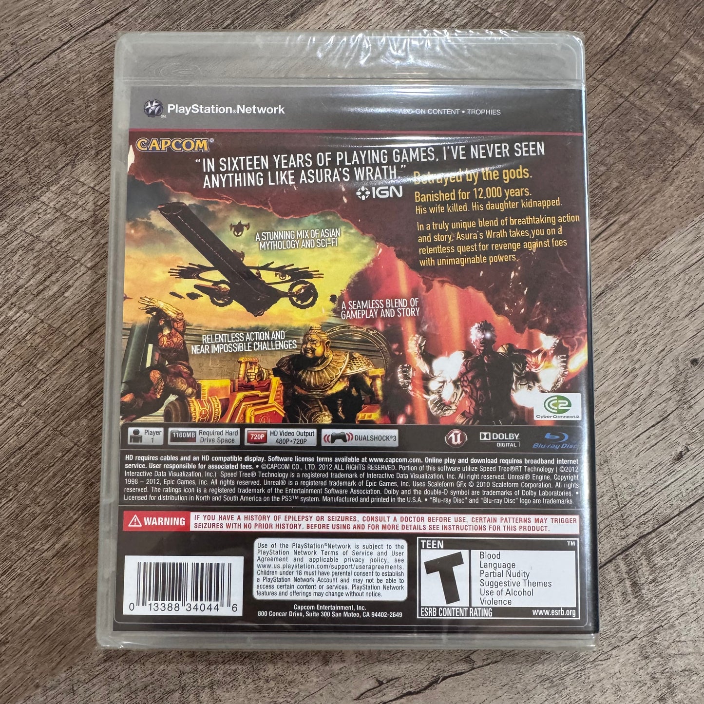 Asura's Wrath (Sony Playstation 3, PS3)
