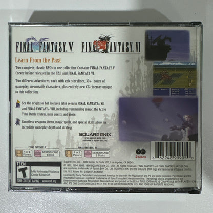 Final Fantasy Anthology (Sony PlayStation 1, 1999) BRAND NEW SEALED