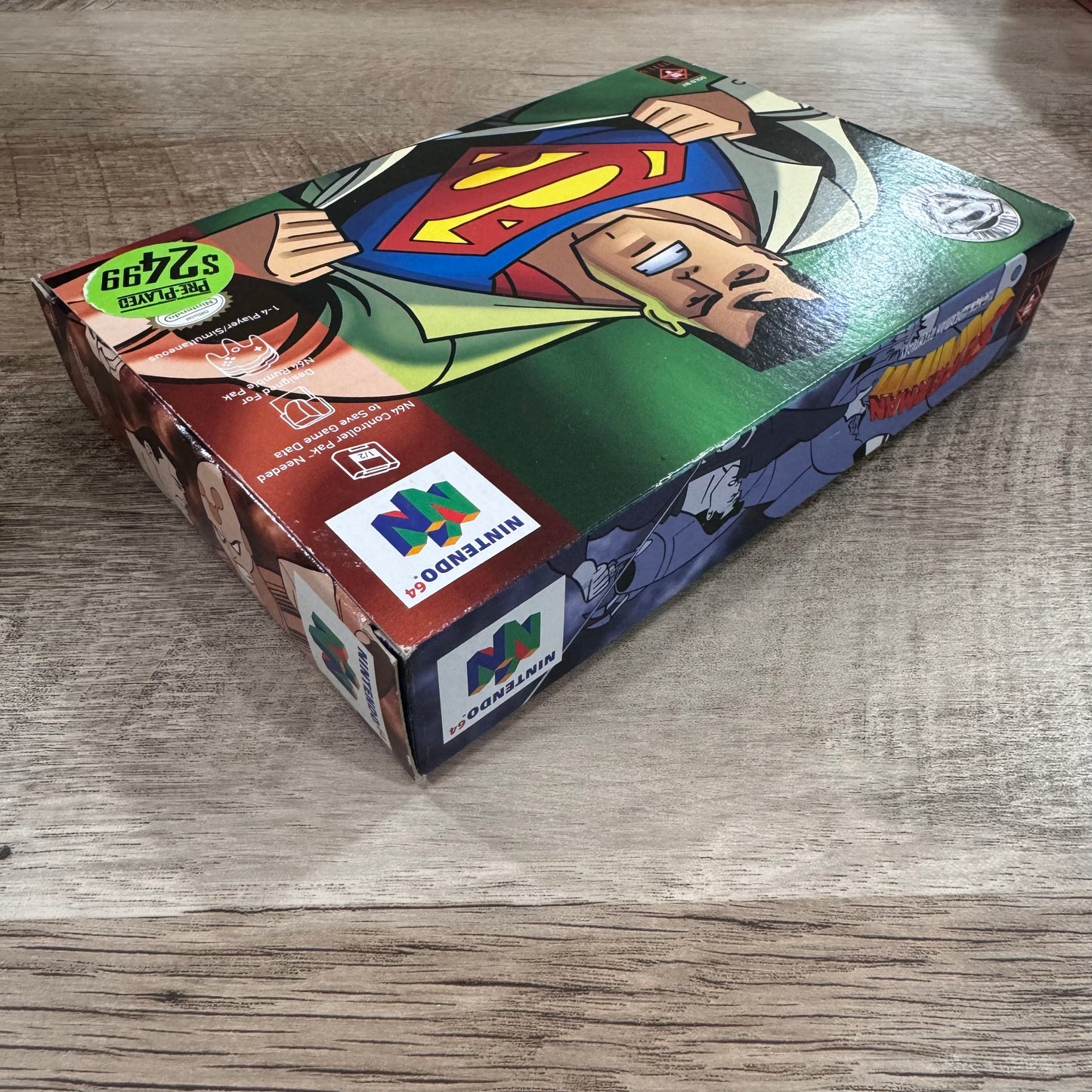 Superman 64 Collector's Edition (Nintendo 64, N64 1999) CLEAN W/ Comic+++