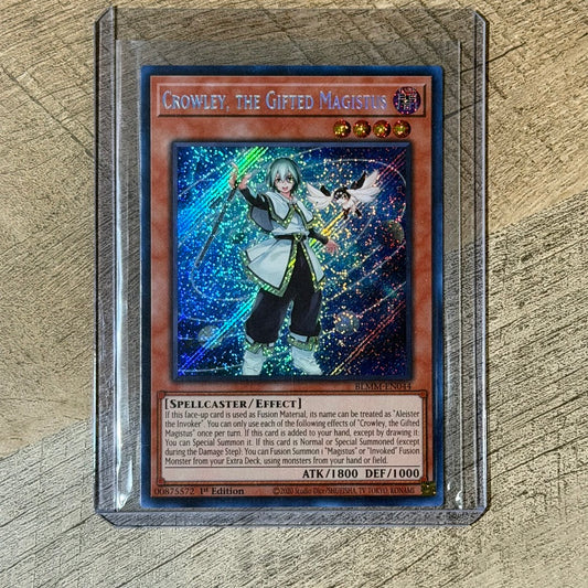 Crowley, The Gifted Magistus (BLMM-EN044, Yugioh! TCG)