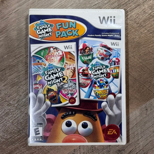 Family Game Night Fun Pack (2 & 3) (Nintendo Wii)