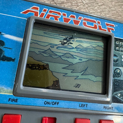 AirWolf Handheld Video Game (Akklaim, 1988) Tested & Working Great!