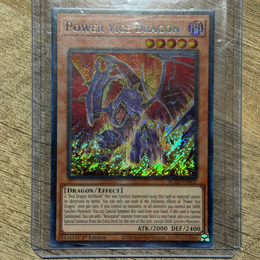 Power Vice Dragon (BLZD-EN002, Yugioh! TCG)