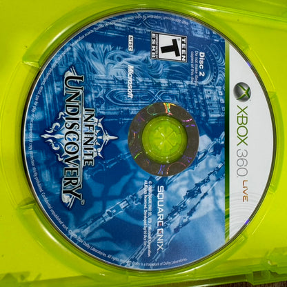 Infinite Undiscovery (Microsoft Xbox 360) CIB Complete W/Reg Card & MINT Discs!