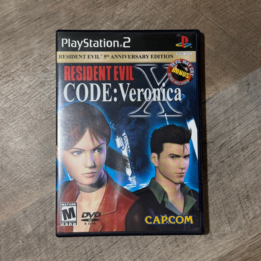 Resident Evil Code: Veronica X (Sony Playstation 2, PS2)