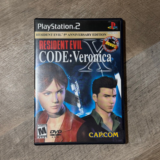 Resident Evil Code: Veronica X (Sony Playstation 2, PS2)