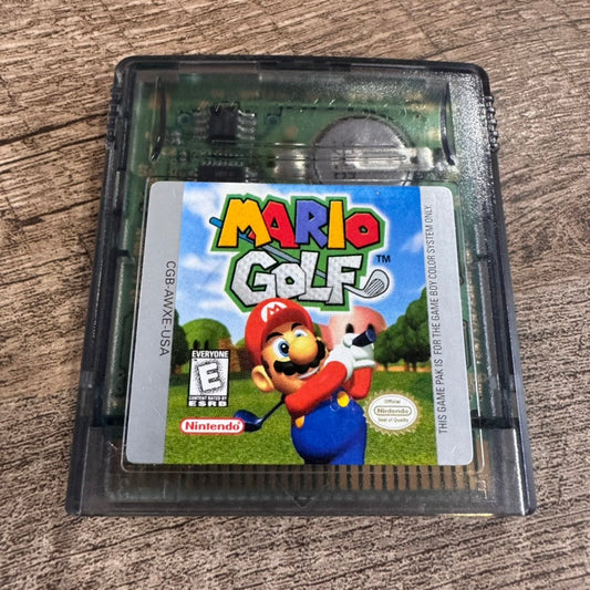 Mario Golf (Nintendo Game Boy Color, GBC 1999) MINTY Cart & Manual!