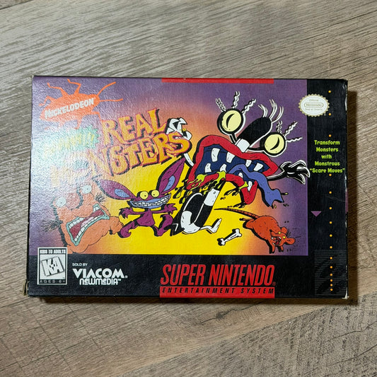 AAAHH!!! Real Monsters (Super Nintendo, SNES)
