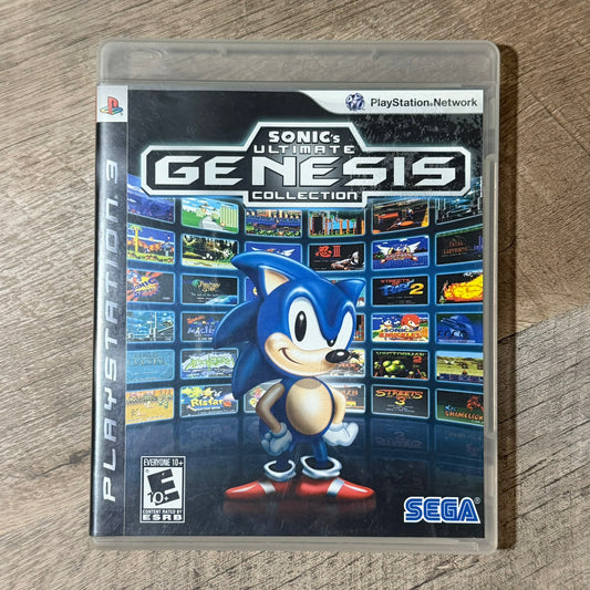Sonic's Ultimate Genesis Collection (Sony Playstation 3, PS3)