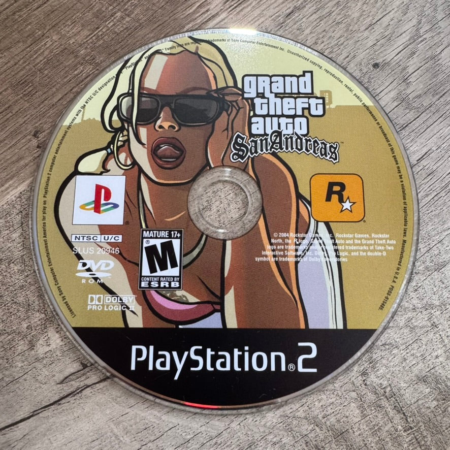 Grand Theft Auto: San Andreas(Sony Playstation 2, PS2)