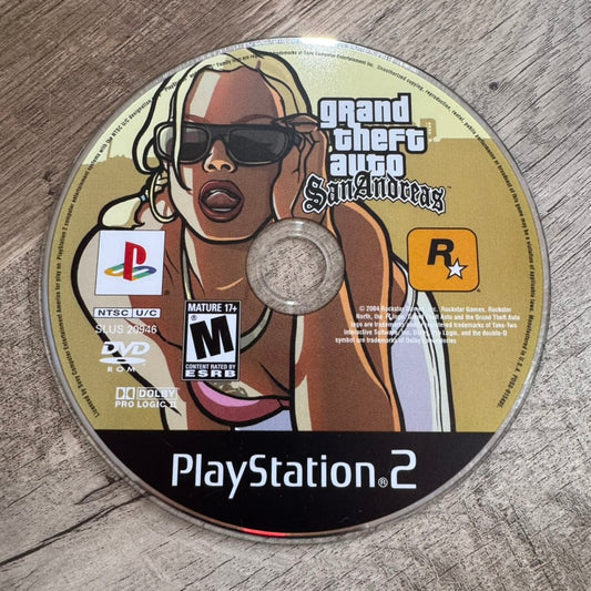 Grand Theft Auto: San Andreas(Sony Playstation 2, PS2)