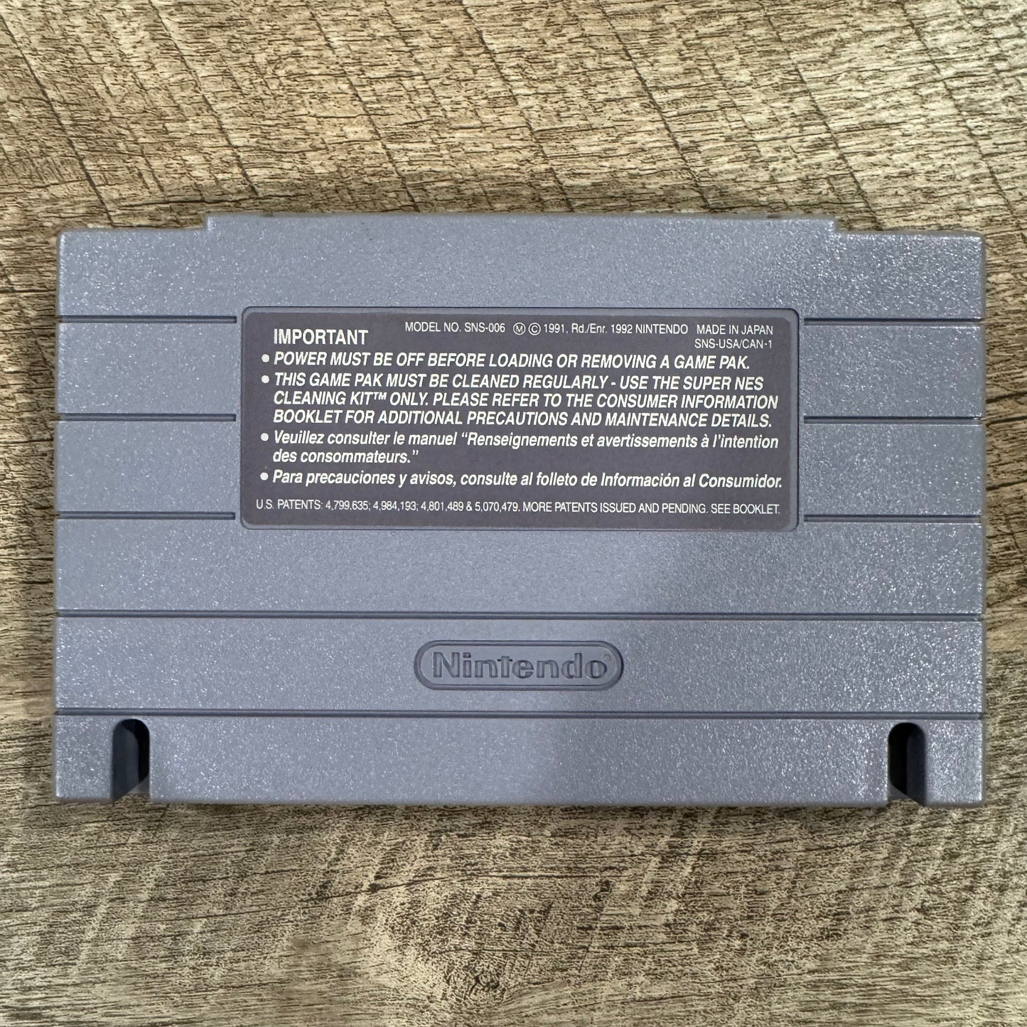 Tin Star (Super Nintendo, SNES 1994) Clean Copy Includes Box, Game Cart & Tray🔥