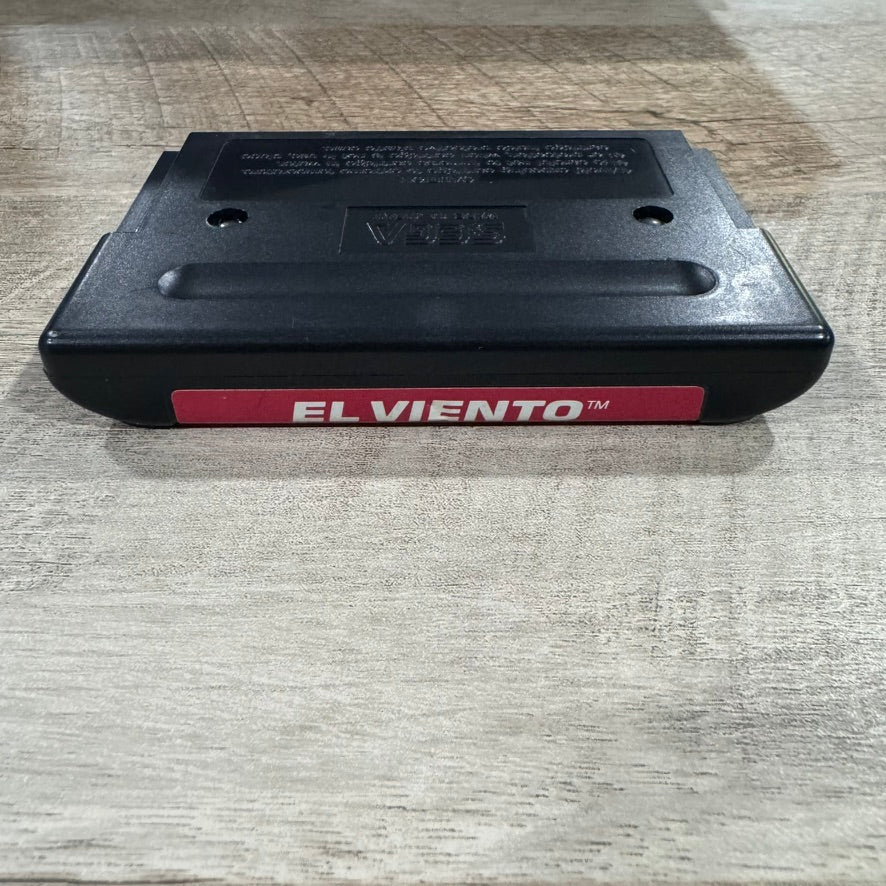 El Viento (Sega Genesis, 1991) Renovation W/ Amazing Cart, Case & Art! CLEAN!