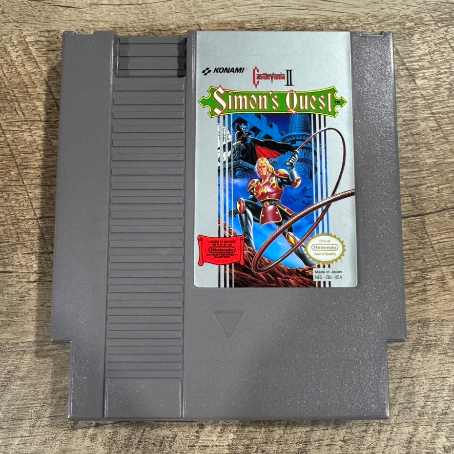 Castlevania II 2 Simon's Quest (Nintendo NES, 1988) W/ Nice Box & MINT CART!