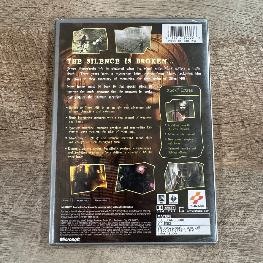 Silent Hill 2: Restless Dreams [PH] (Microsoft Xbox, 2003) Brand New & Sealed!