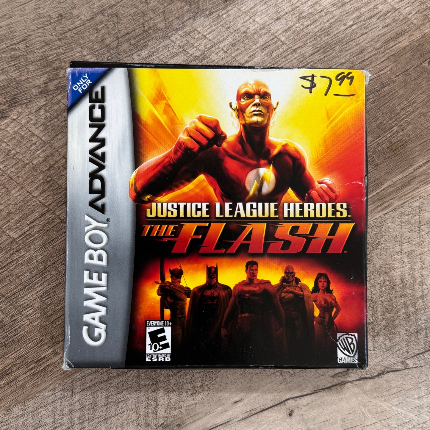 Justice League Heroes: The Flash (Nintendo GameBoy Advance, GBA)